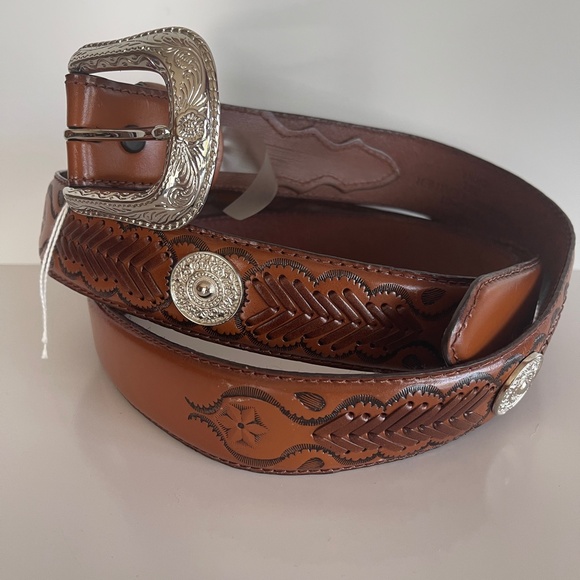 Other - Leather Western Belt Size 3XL